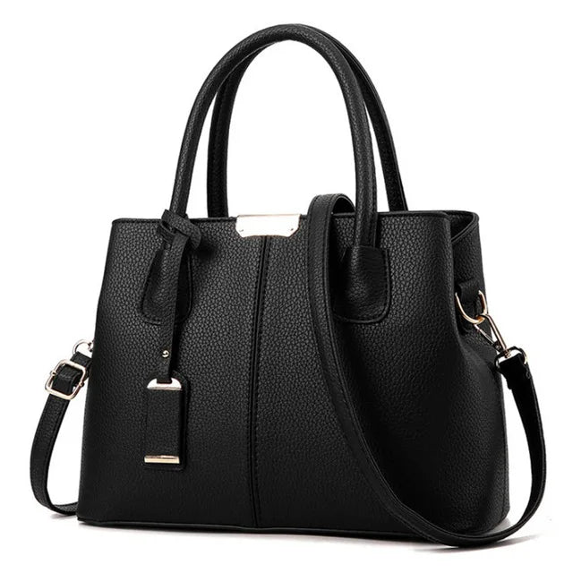 Yogodlns Women PU Tote Bag - Zipper Closure, Versatile Shoulder Handbag for Everyday Use