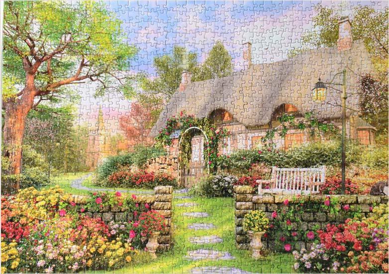 1000 Pieces Wooden Assembling Picture Space Travel Landscape Puzzles Toys For Adults Children And Kids Home Game Fun