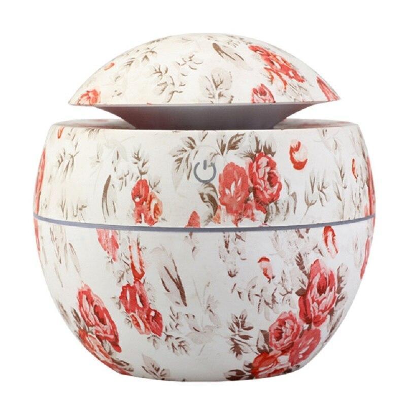 Mini USB Aroma Essential Oil Diffuser Ultrasonic Air Humidifier Mist Maker Aroma 7 Color LED Light Home Office
