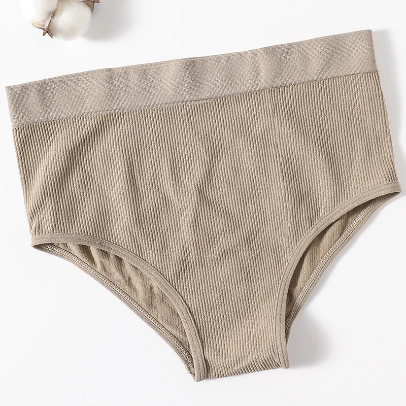 Women High Waist Panties Briefs Seamless Female Underpants Shapewear Underwear Sexy Lingerie Tummy Control Comfort Panties