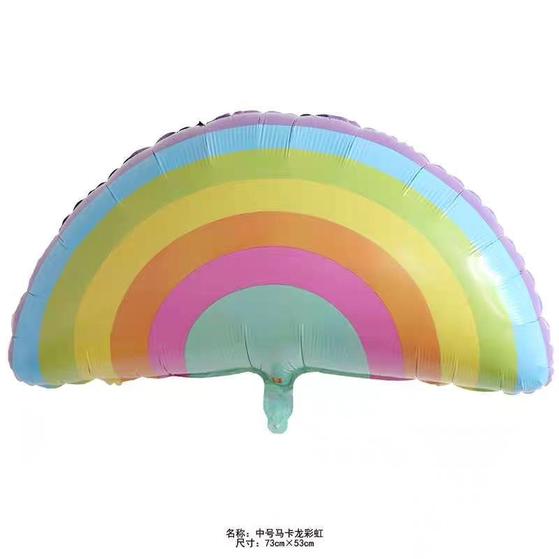 Big Heart Luxury Decorations Ballons and Donuts Lip Stick Ice Cream and Rainbow Style Balloons For Kids Baby and Birthday Decorations Inflatable Helium