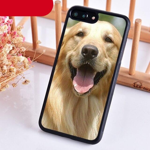 Golden Retriever Dog Cute Puppy Phone Case For Iphone 14 5 6 7 8 Plus X Xr Xs 11 12 13 Pro Max Ultra Full Protective Liquid Silicone Case Back Cover For Iphone