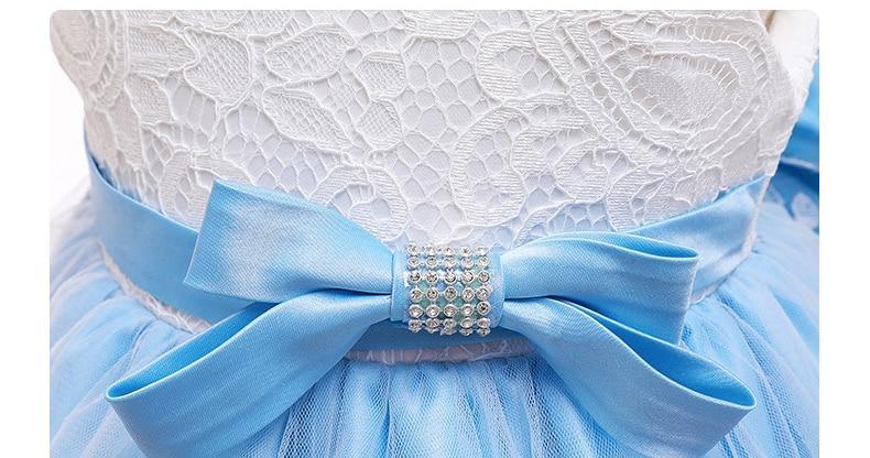 1st Birthday Dress For Baby Girl Clothes Princess Ceremony Pink Blue Red Dresses Excellent Look Unique Design