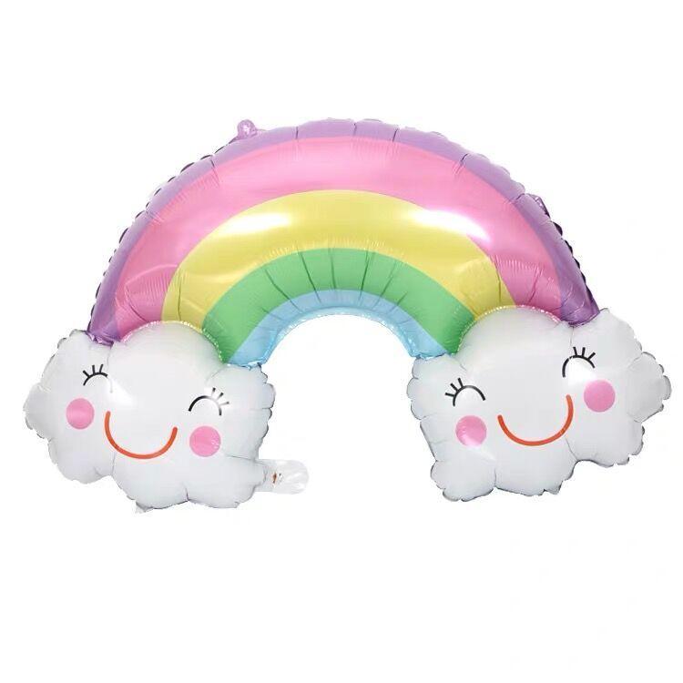 Big Popular Decorations Ballons in Donuts Lip Stick Ice Cream and Rainbow Style Balloons For Kids Baby and Birthday Decorations Inflatable Helium