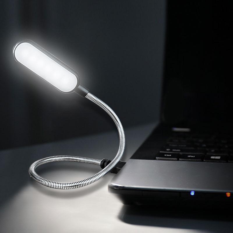 STEVVEX Portable USB LED Mini Flexibile Light For Reading Books USB Lamp for Power Bank Laptop Notebook or PC Computer