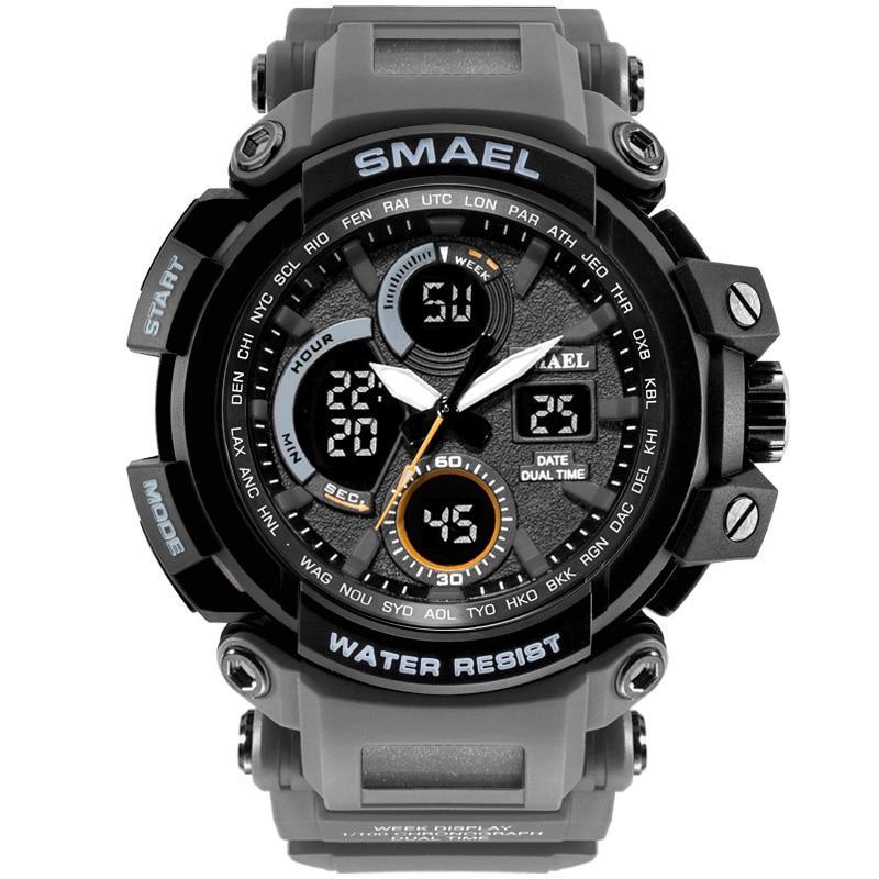 Army Green Modern Sport Waterproof 50M Men Watches With LED Digital Display In Military Armi Relogio Masculino Style