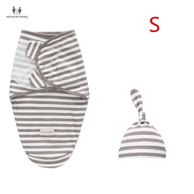 Baby Swaddle Blanket With Cap Swaddle Wrap Swaddling bag Baby Sleeping Bag