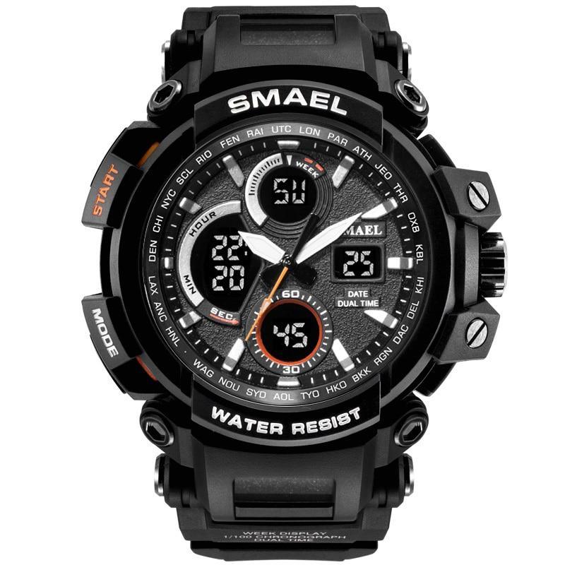Army Green Modern Sport Waterproof 50M Men Watches With LED Digital Display In Military Armi Relogio Masculino Style