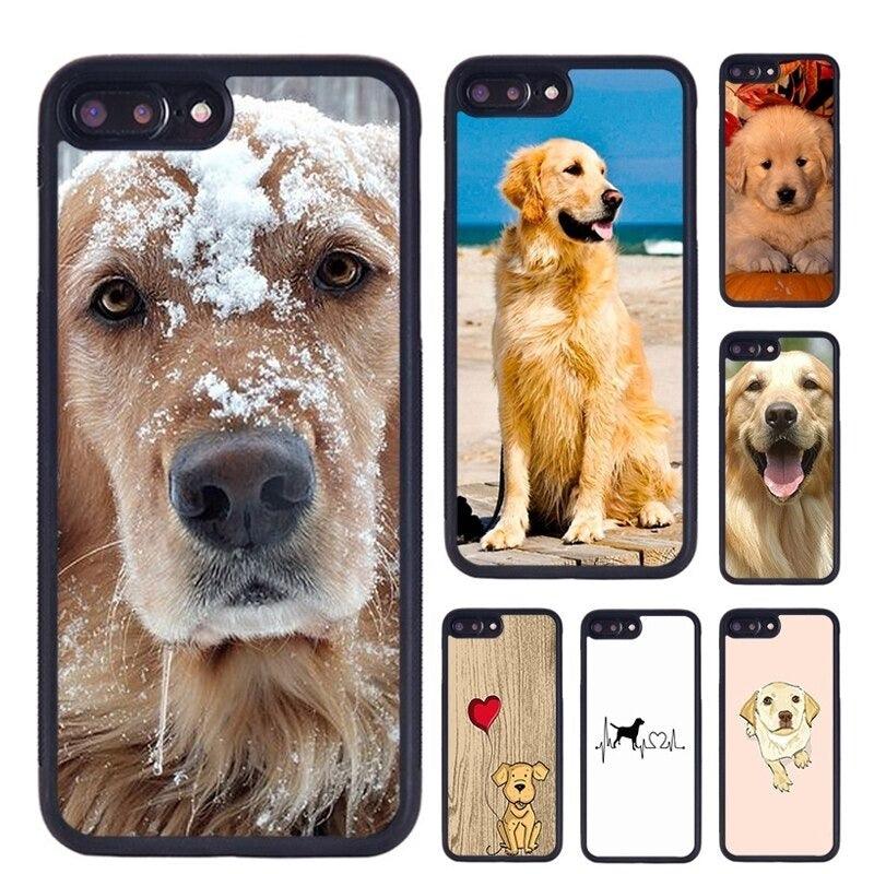 Golden Retriever Dog Cute Puppy Phone Case For Iphone 14 5 6 7 8 Plus X Xr Xs 11 12 13 Pro Max Ultra Full Protective Liquid Silicone Case Back Cover For Iphone