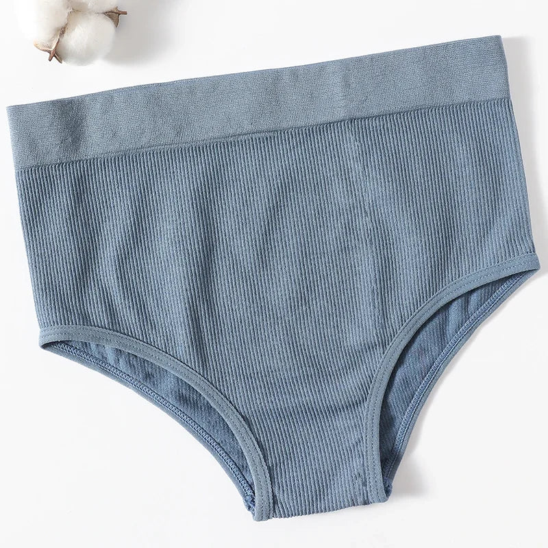 Women High Waist Panties Briefs Seamless Female Underpants Shapewear Underwear Sexy Lingerie Tummy Control Comfort Panties