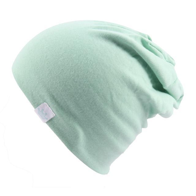 Cute Solid Knitted Cotton Hats Cap for Newborn Baby Autumn Winter Warm Style Caps for Boys