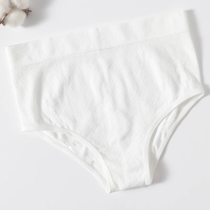 Women High Waist Panties Briefs Seamless Female Underpants Shapewear Underwear Sexy Lingerie Tummy Control Comfort Panties