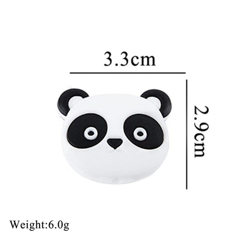 5PCS/SET Silicone Animal Beads BPA Free Baby Teething Beads Toy For Pacifier Clips New Born Silicone Rodent Tiny Rod Baby Teether For Baby Kids