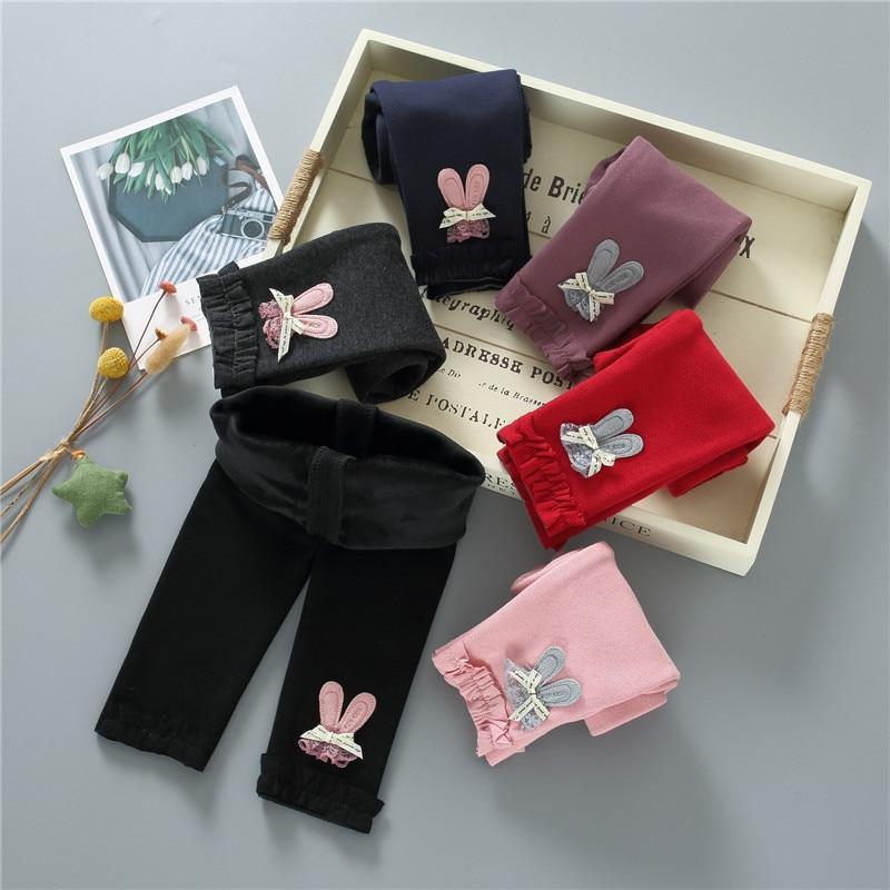 Fashion NEW Winter Newborn Baby Girl Pants Elastic Waist Long Pants Baby Leggings Trouser Kids Clothes For Baby