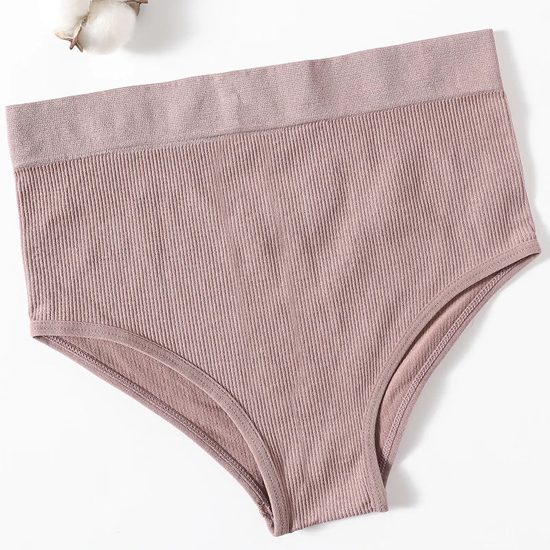 Women High Waist Panties Briefs Seamless Female Underpants Shapewear Underwear Sexy Lingerie Tummy Control Comfort Panties