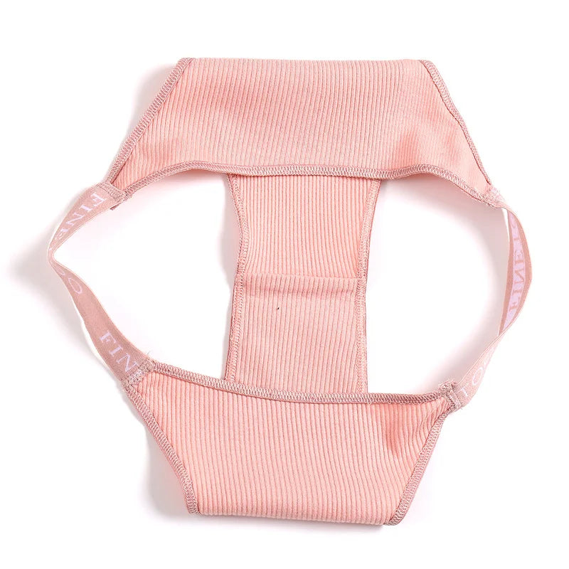 Premium Cotton Briefs for Women – Seamless Low-Rise Panties (3-Piece Set)