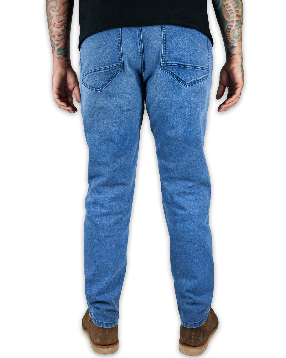 Hideout Denim Taper Fit Pants - Vintage Wash