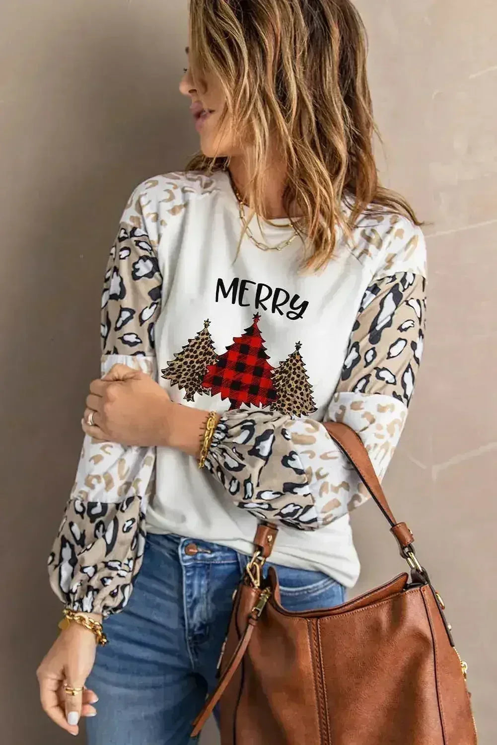 Merry Christmas Long Sleeve Top
