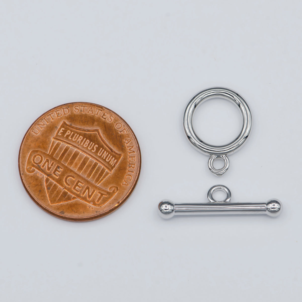 Silver Toggle Clasp For DIY Jewelry Making Necklace Bracelet Anklet L-317
