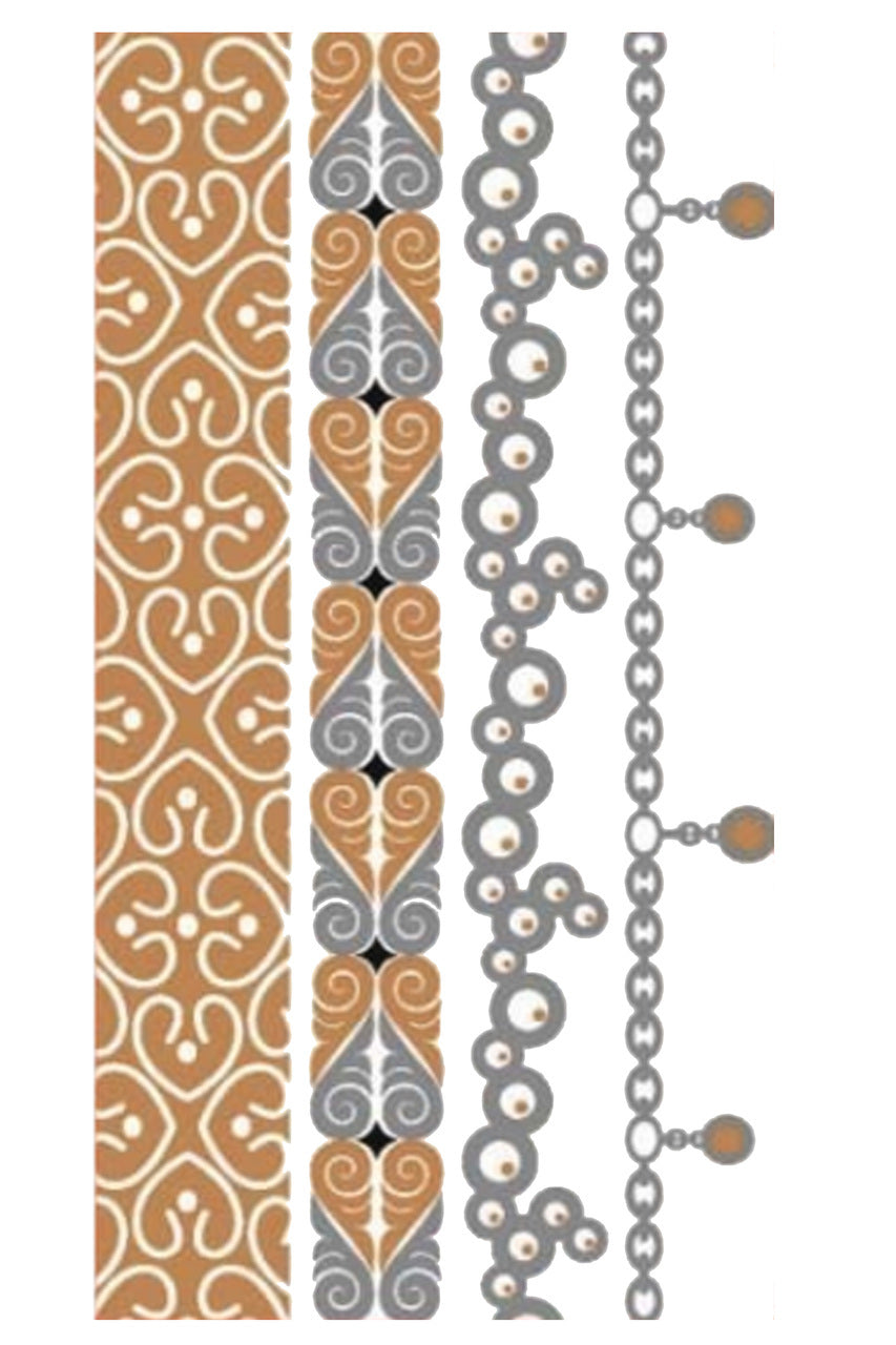 Tattoo Gold Combo- Bracelets