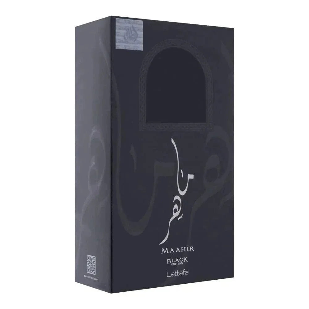 Maahir Black Edition By Lattafa For Unisex 3.3oz EDP Spray