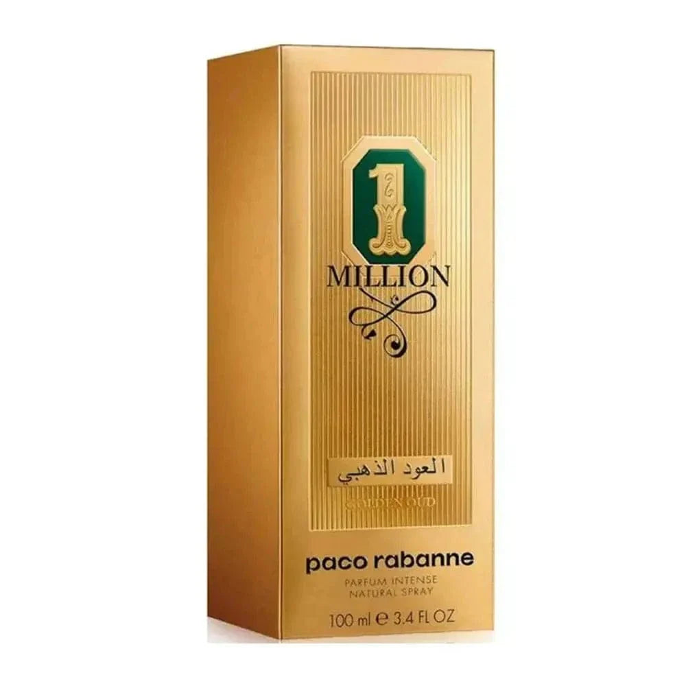 Million Gold Oud By Paco Rabanne For Men 3.4 EDP Spray