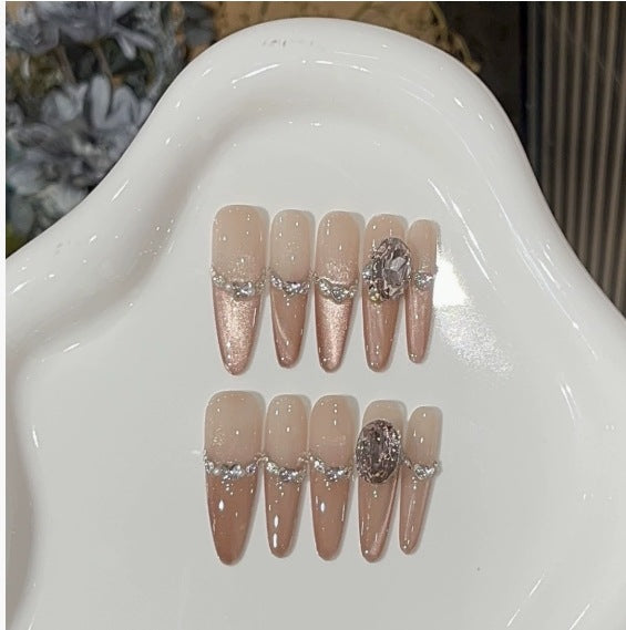1034- Handmade press on nails fake nails removable