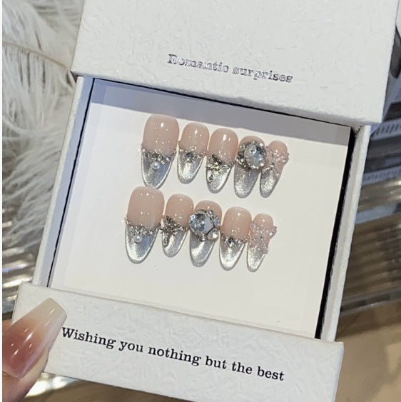 1034- Handmade press on nails fake nails removable