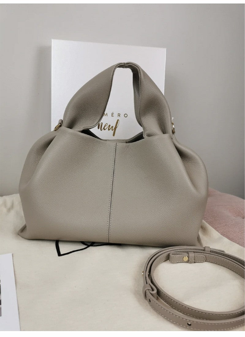 Cloud bag female, popular tote bag, shoulder top handle bag