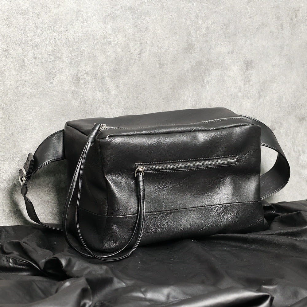 Shoulder bag men, large capacity casual mail carrier crossbody bag, sports tooling bag, men&