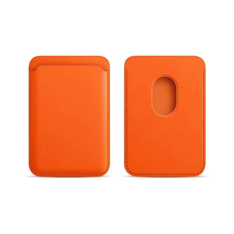 Applicable to Apple 15Magsafe magnetic card bag iPhone mobile phone card bag card holder PU magnetic suction