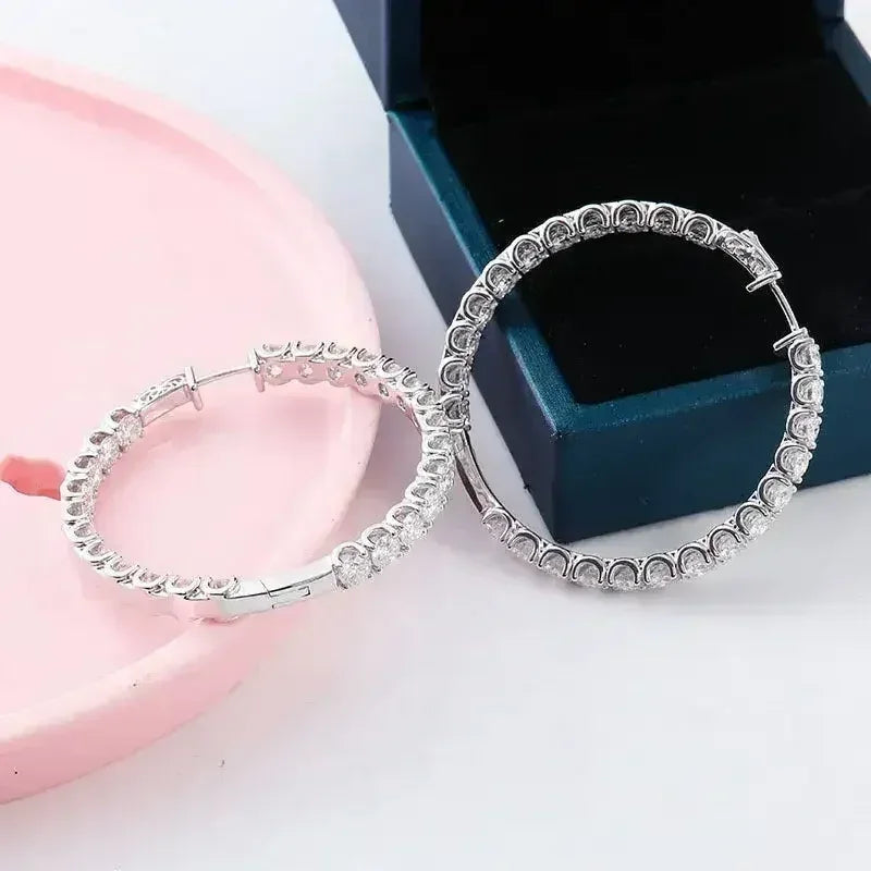 Personalized Big Diameter Earrings β Luxury Statement Jewelry