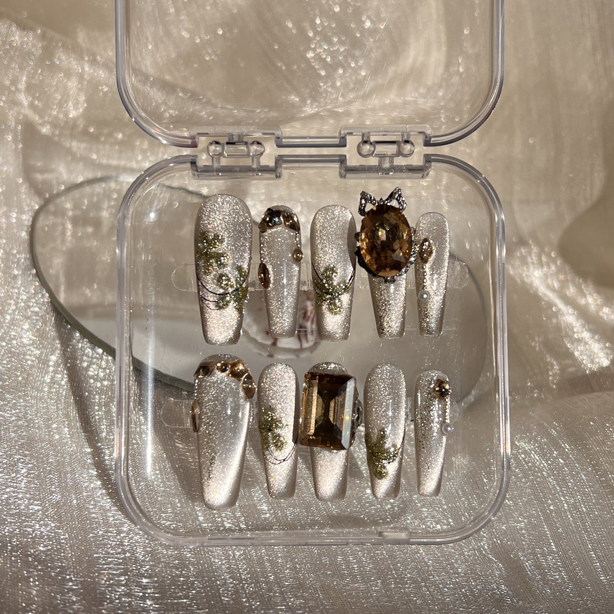 0948- Handmade press on nails fake nails removable