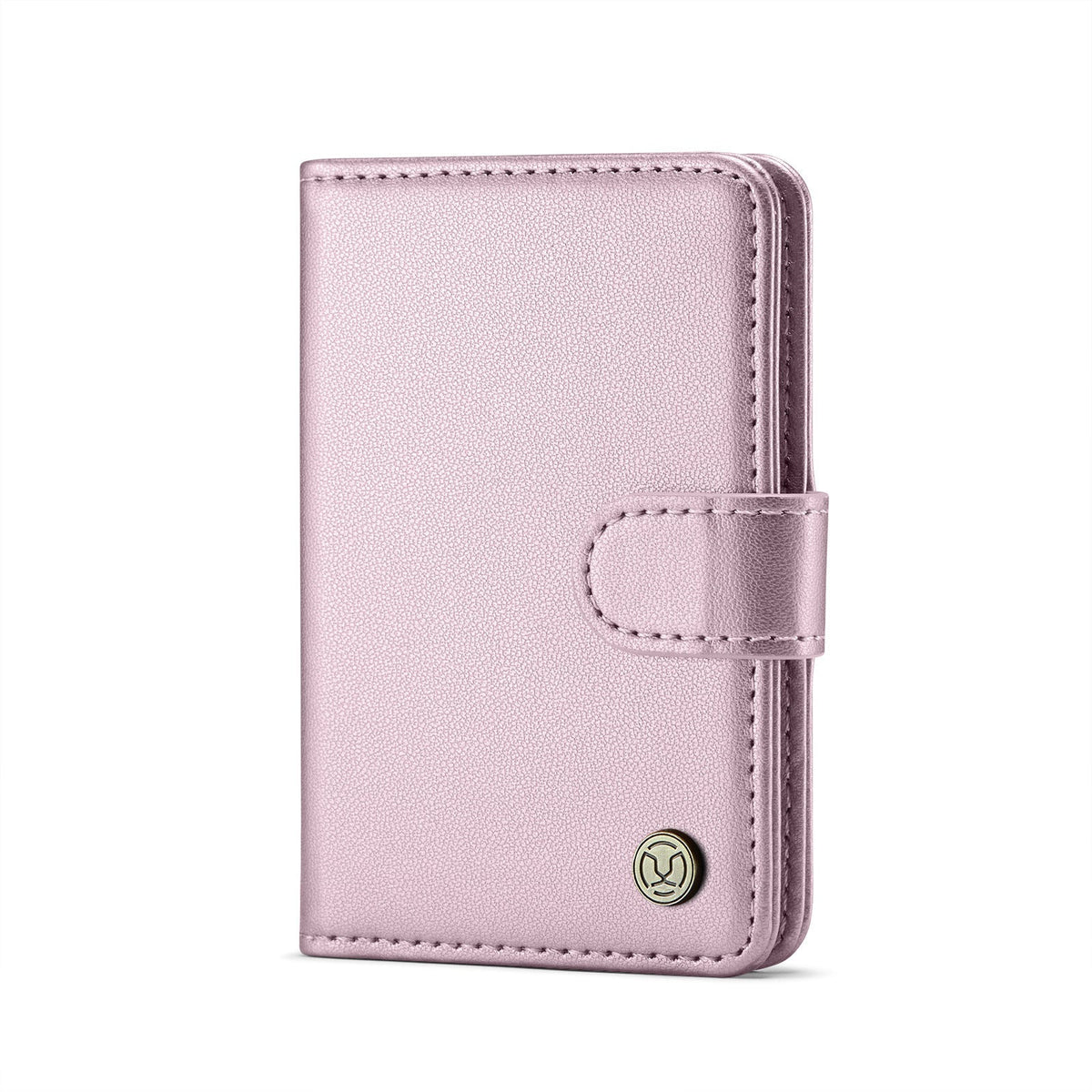 Magsafe ring magnetic card case for iPhone17 card anti-theft brush 16/15/14/13 zipper change bag Wallet Magnetic Card Holder RFID Blocking, PU Leather Minimalist Phone Wallet Compatible with MagSafe Phones