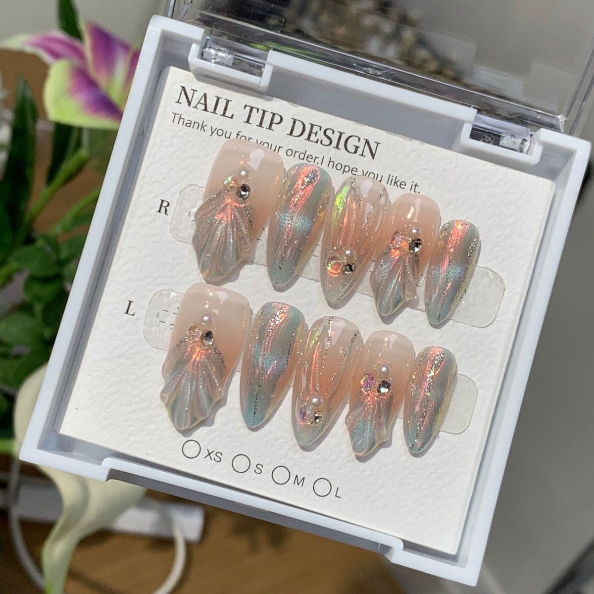 0996- Handmade press on nails fake nails removable