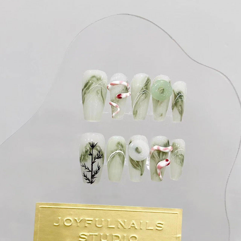 1023- Handmade press on nails fake nails removable