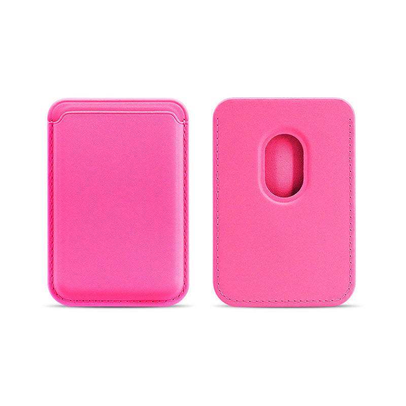 Applicable to Apple 15Magsafe magnetic card bag iPhone mobile phone card bag card holder PU magnetic suction