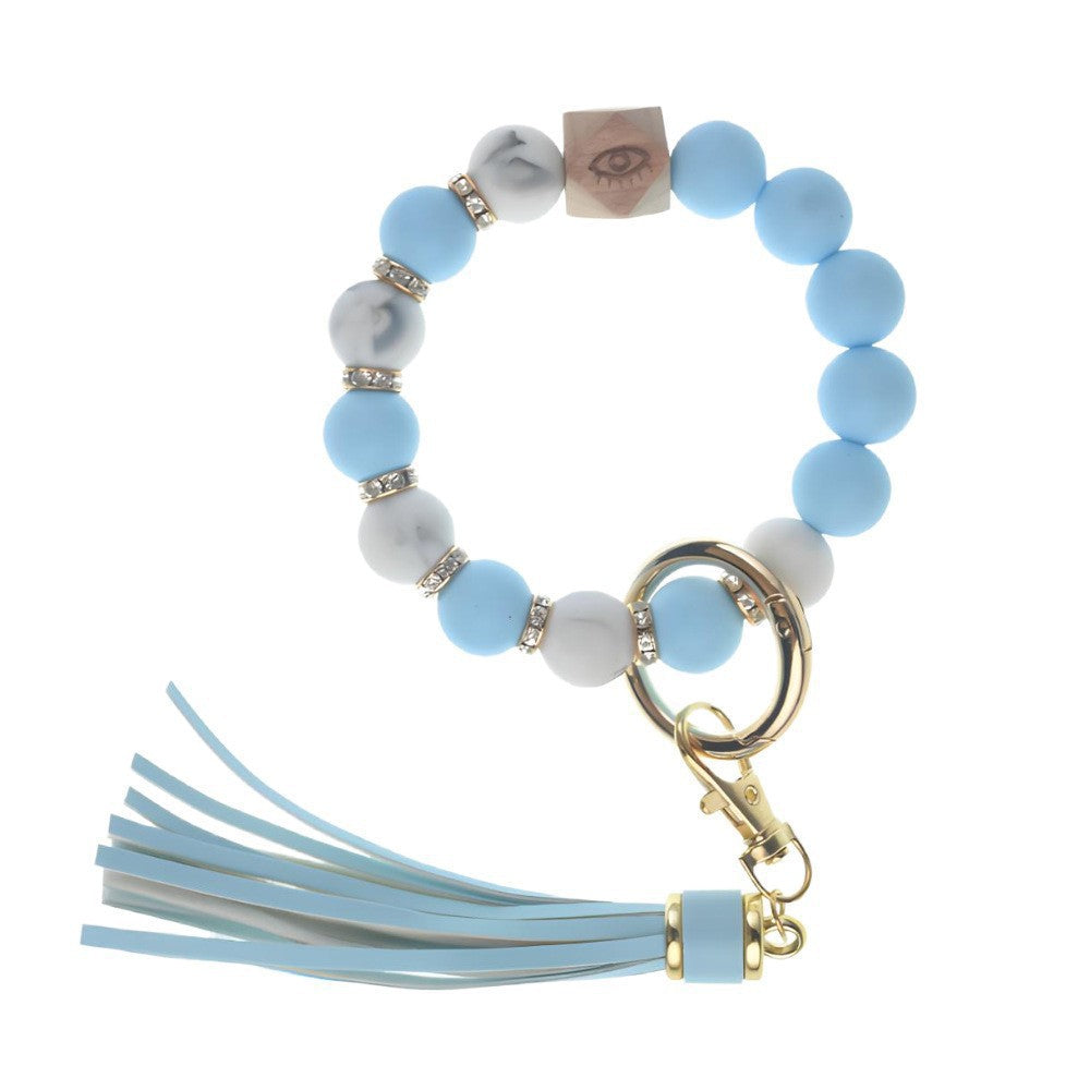 PU Tassel Keychain Women&