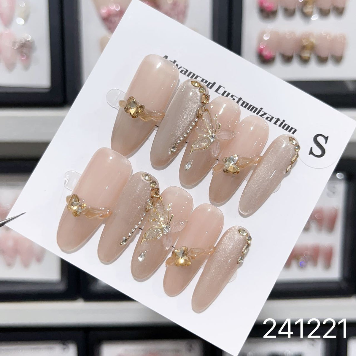 1031- Handmade press on nails fake nails removable