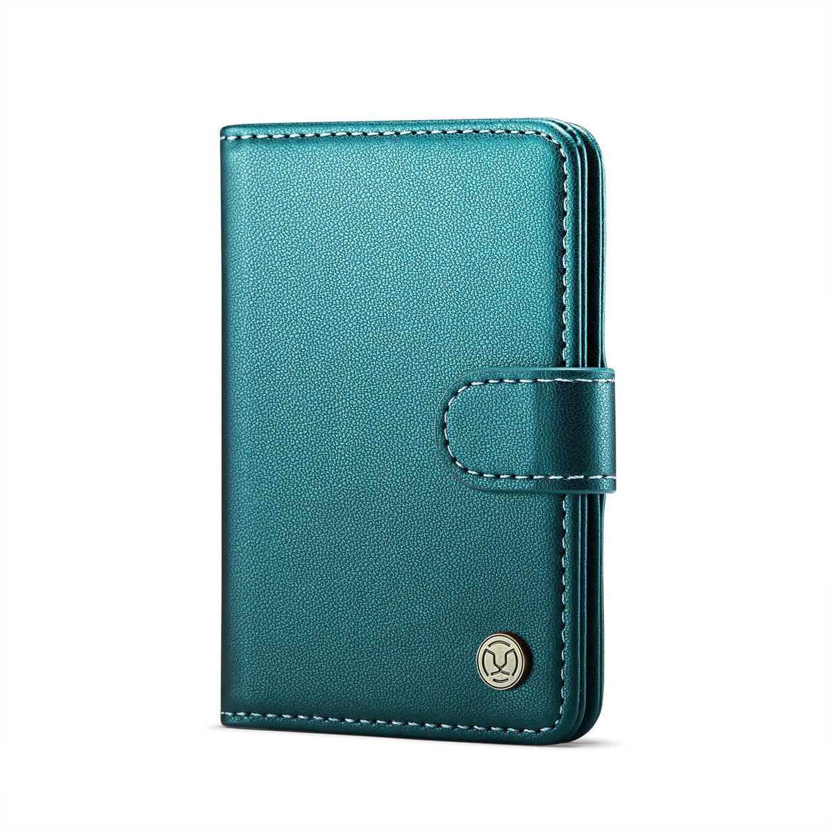 Magsafe ring magnetic card case for iPhone17 card anti-theft brush 16/15/14/13 zipper change bag Wallet Magnetic Card Holder RFID Blocking, PU Leather Minimalist Phone Wallet Compatible with MagSafe Phones