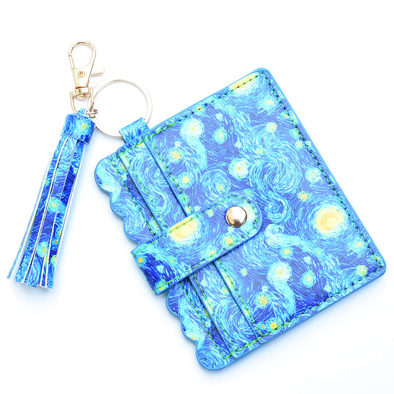 Personalized PU leather printed leopard print women&
