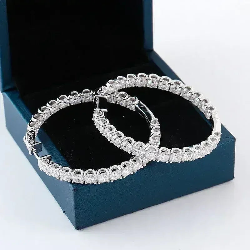 Personalized Big Diameter Earrings β Luxury Statement Jewelry