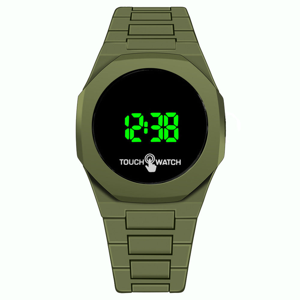 LED plastic covers and butterfly buckle watches for men and women.