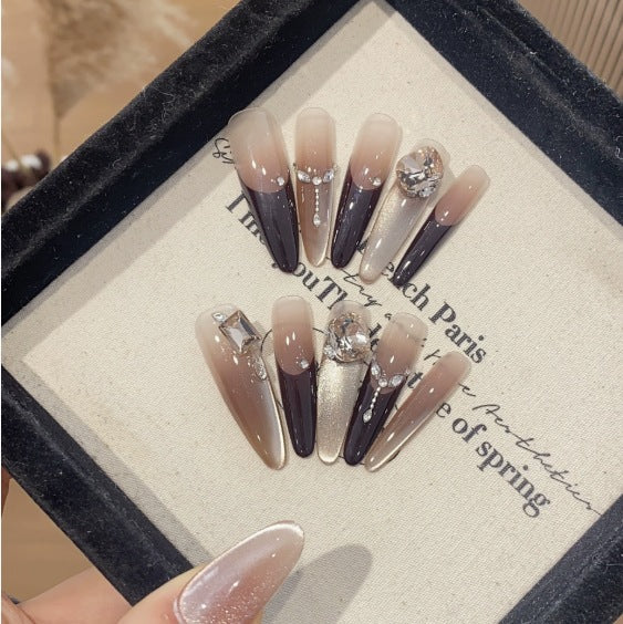 1034- Handmade press on nails fake nails removable