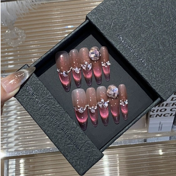 1033- Handmade press on nails fake nails removable