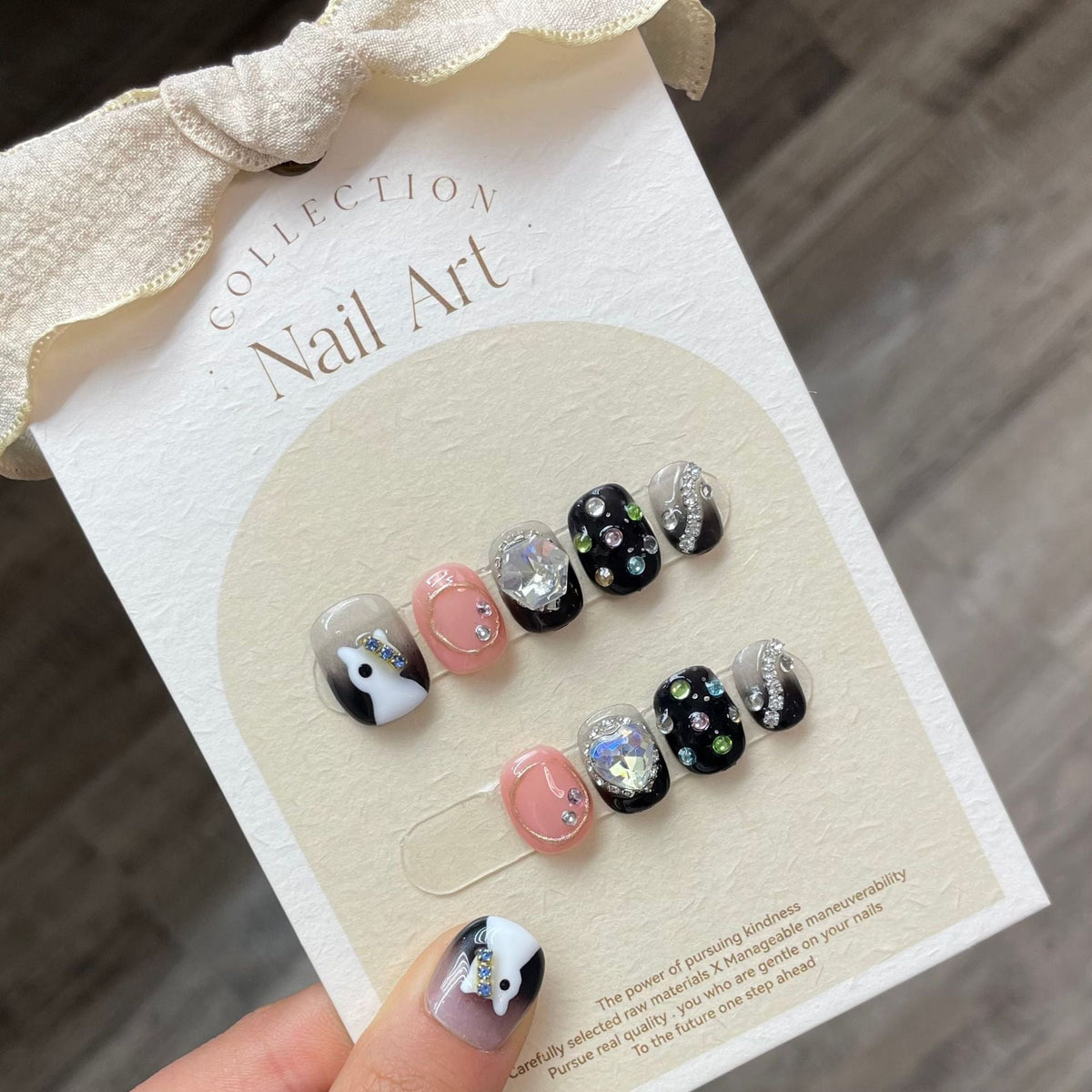 0938- Handmade press on nails fake nails removable