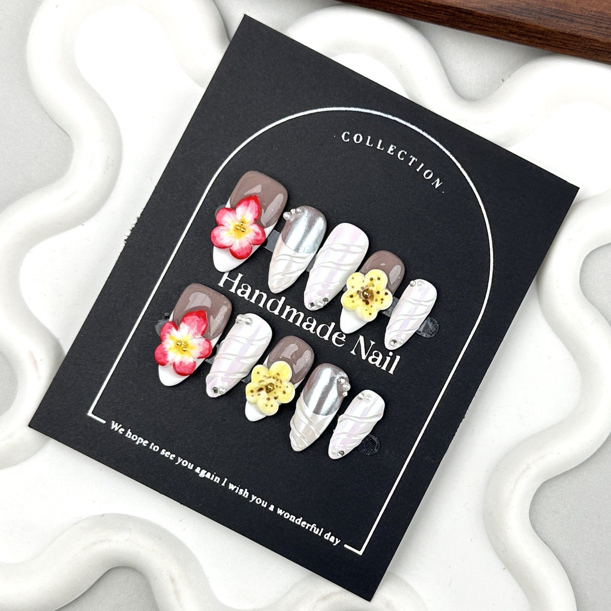 0984- Handmade press on nails fake nails removable