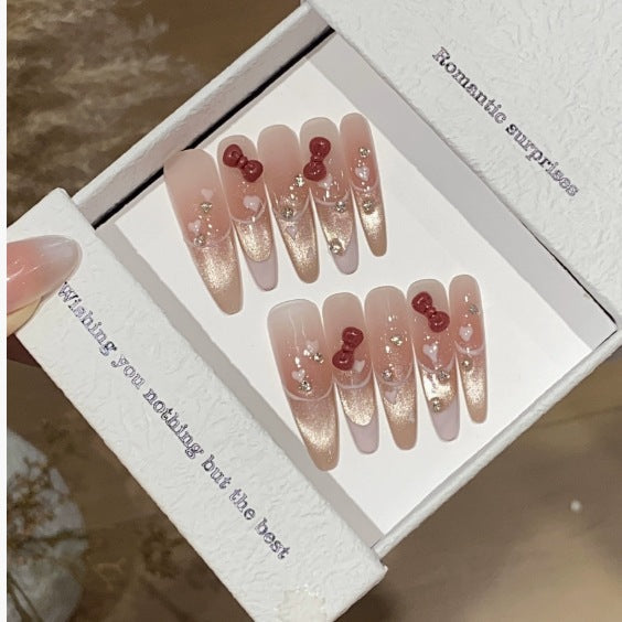1033- Handmade press on nails fake nails removable