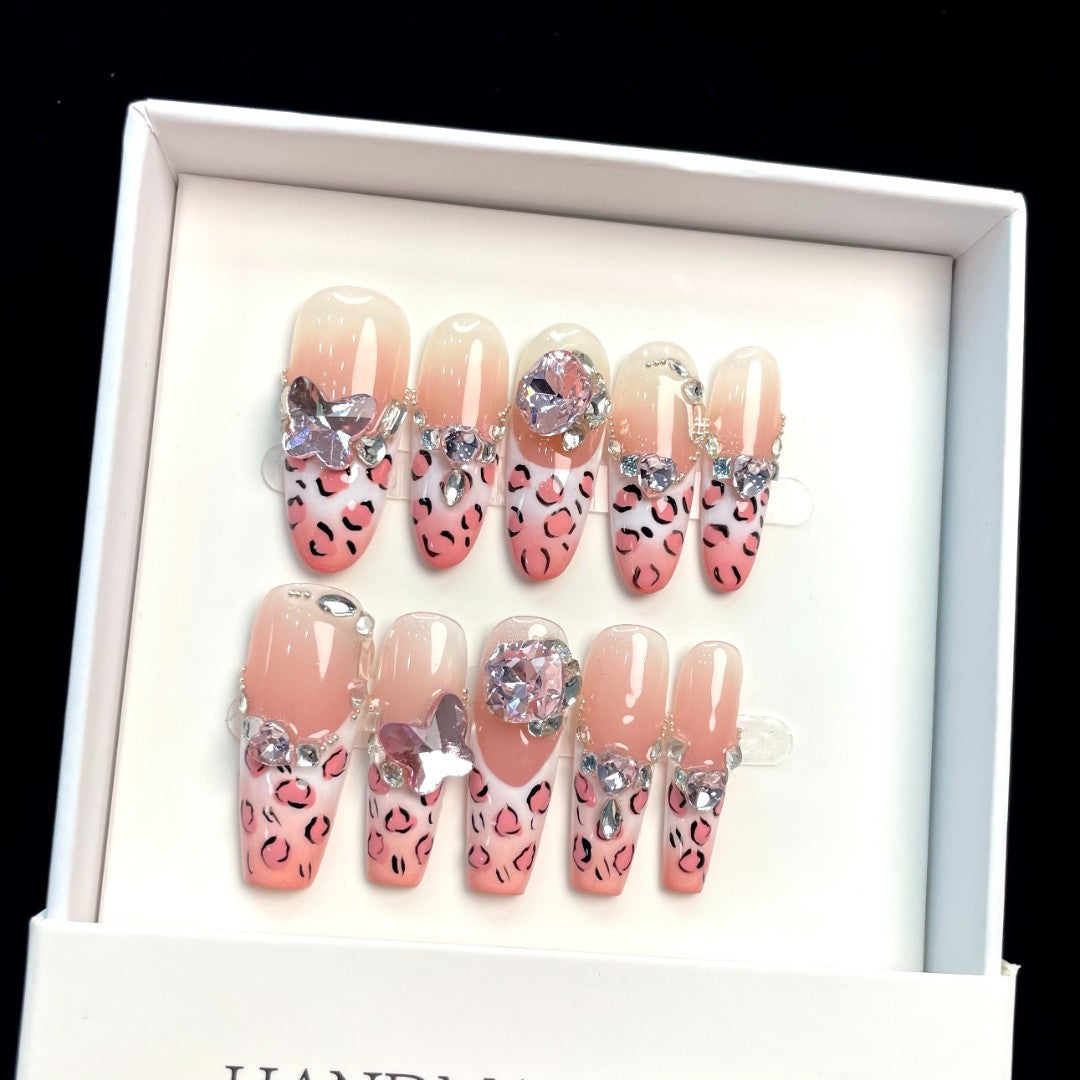 0999- Handmade press on nails fake nails removable