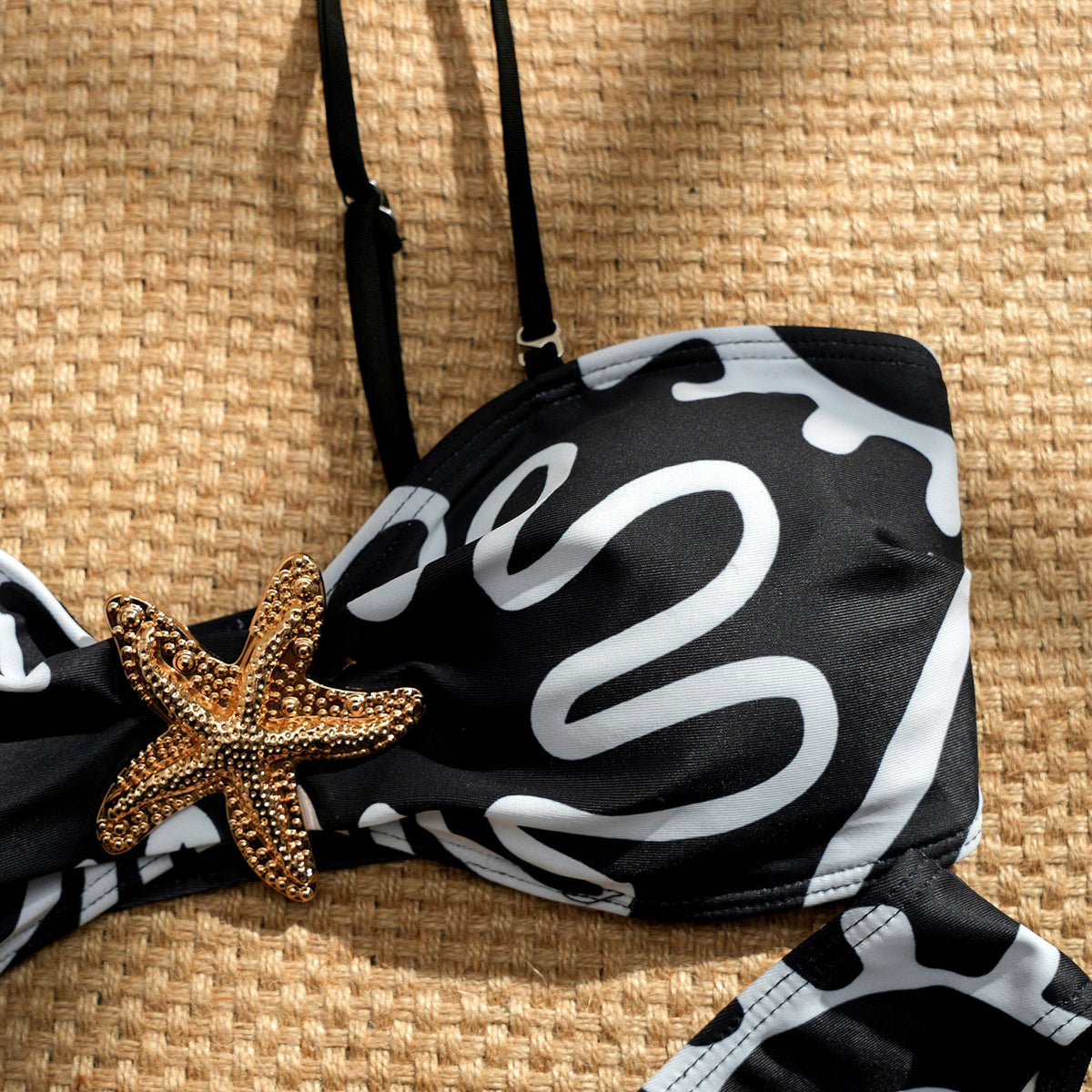 Sexy bikini print women&